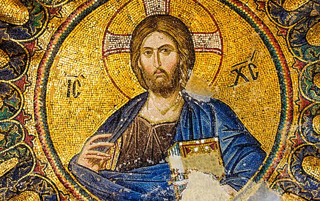 Jesus Christ mosaic in Istanbul Turkey