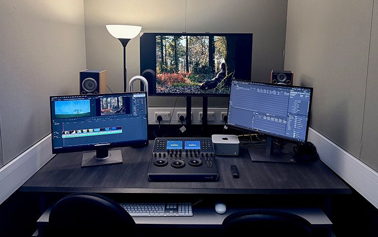 MAH's BlackMagic colour grading studio