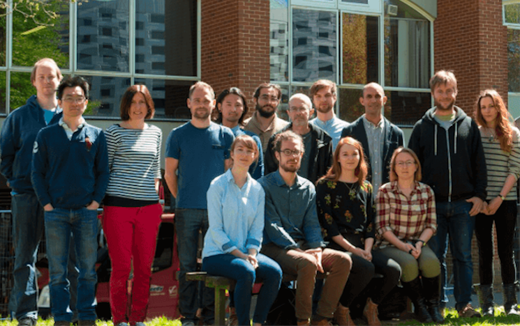 Group photo of researchers at the University of Sussex