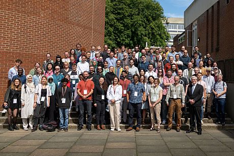 Group photo of researchers at the University of Sussex