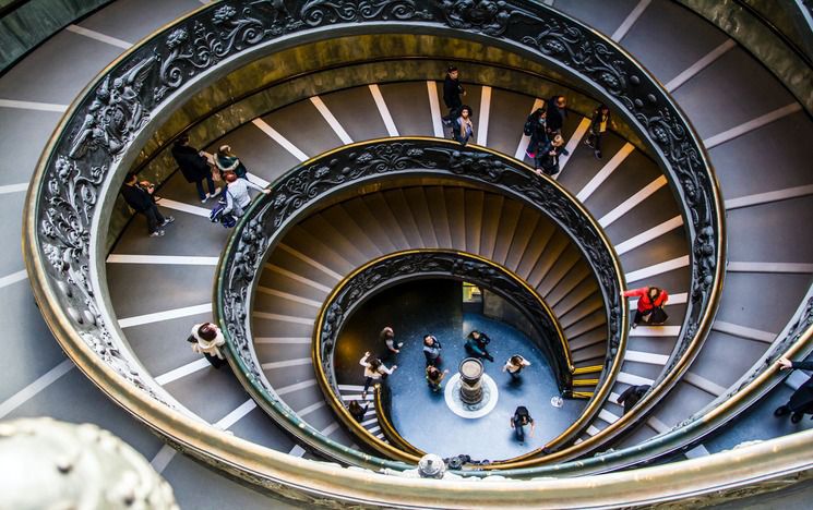 Staircase in the Vatican - Photo by Voicu Horațiu on Unsplash