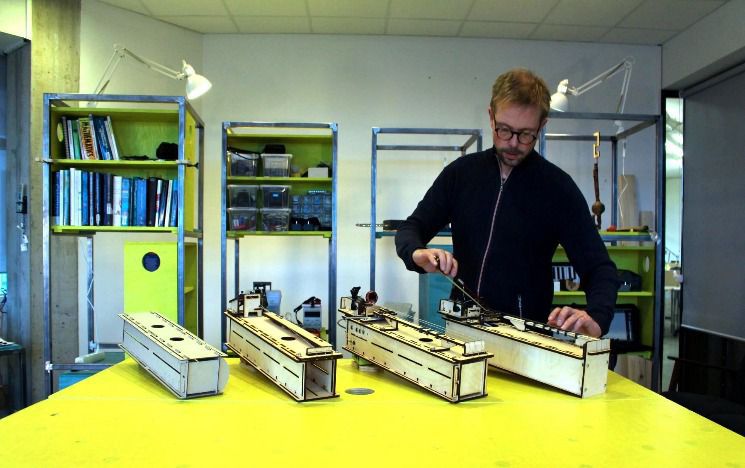 Thor Magnusson creating an instrument
