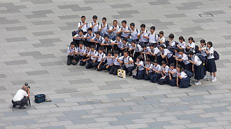 Photograph of group of students