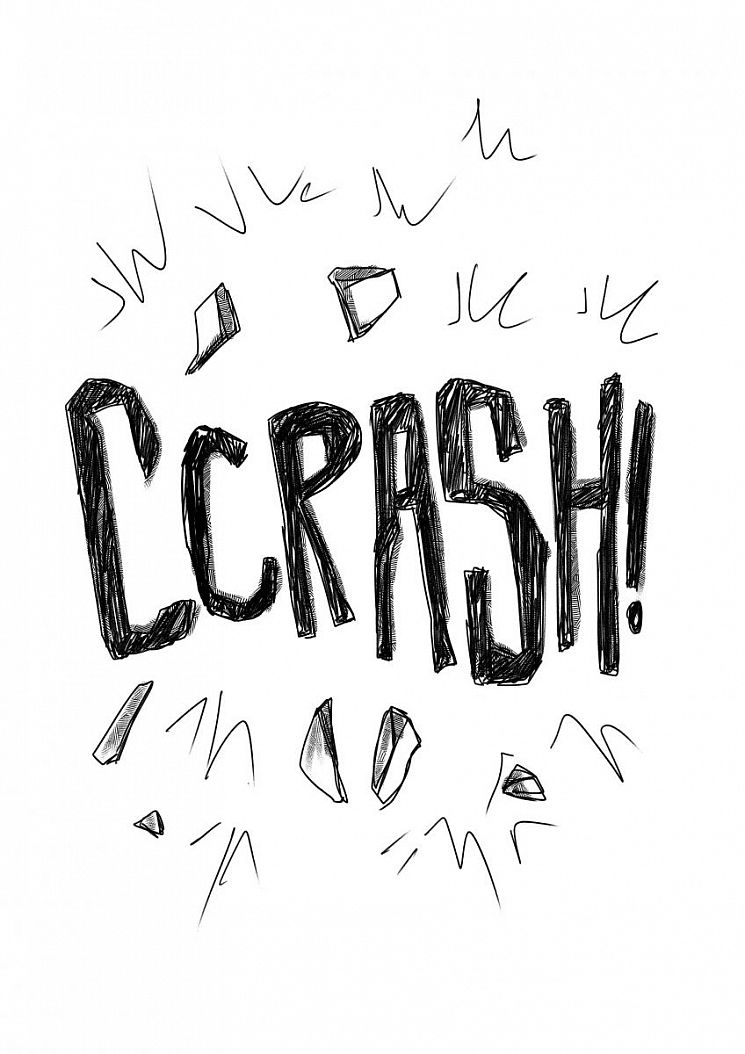 The word 'Ccrash!'