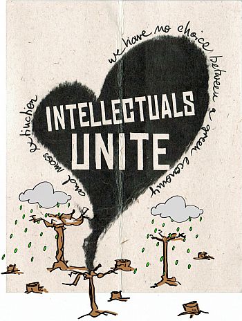 Logo for Vivienne Westwood's Intellectuals Unite
