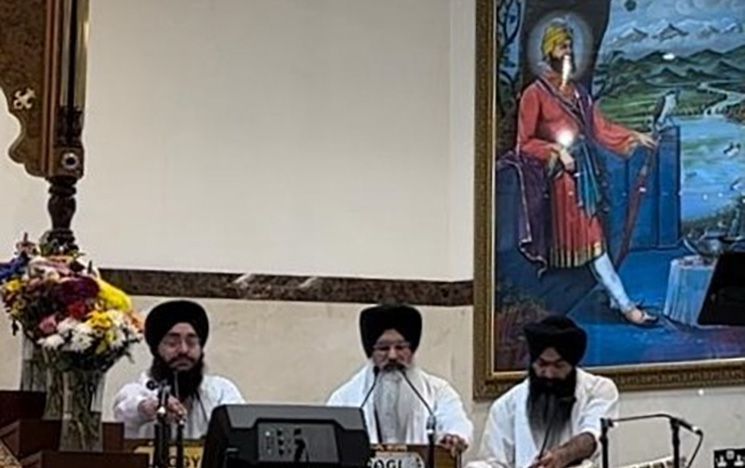 Hazuri Ragi Shri Darbar Sahib Amritsar Bhai Kuldeep Singh in Smethwick gurdwara