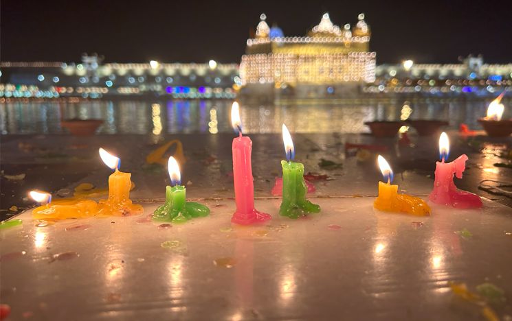 Celebrating Gurpurb at Harmandir Sahib