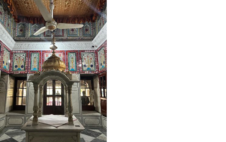 Shrine to mark the place of Guru Arjan Dev's martyrdom in 1606 in Lahore