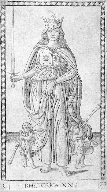 Early modern image of a personification of rhetoric