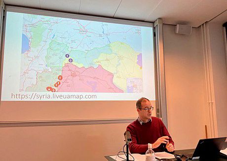 Dr. Paul Anderson giving a presentation at the ADI Workshop in Copenhagen