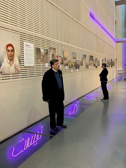 Wall display of the 'Belonging Flexibly' Copenhagen Exhibition
