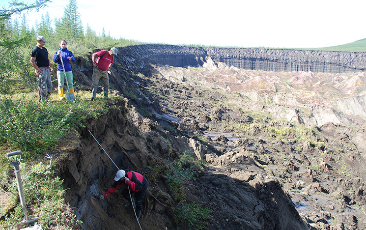The Batagay megaslump in Siberia, the largest permafrost crater on Earth