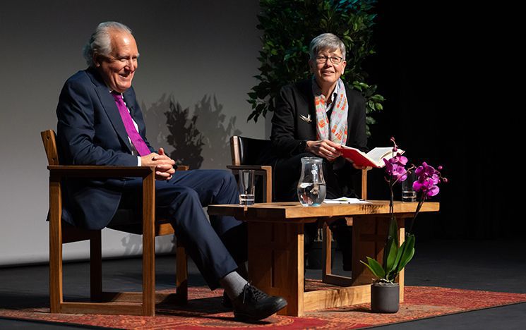 Lord Peter Hain in conversation with the Vice-Chancellor