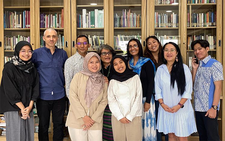 POWERE project team standing in a group