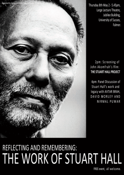 Stuart Hall event poster