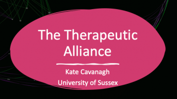 Building a strong therapeutic alliance
