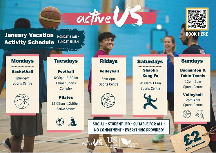 January vacation Active US schedule