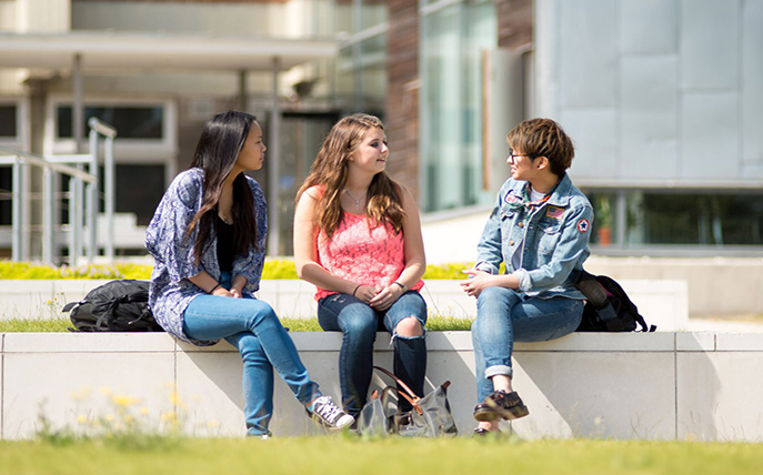 Student studying at University of Sussex