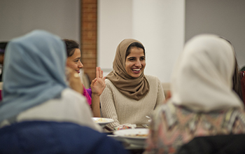 International students studying at the University of Sussex