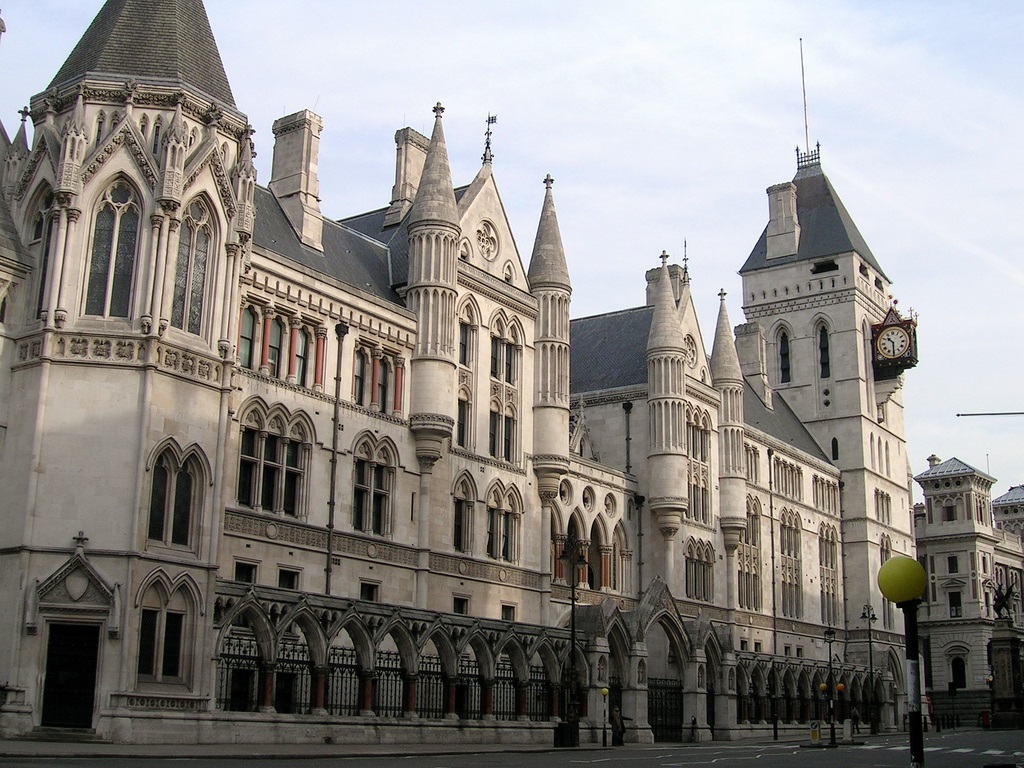 A photo of the High Court building in London