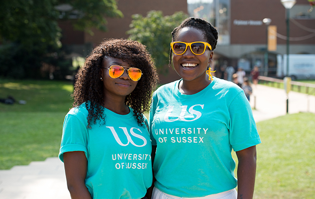 University of Sussex Undergraduate Open Day on campus