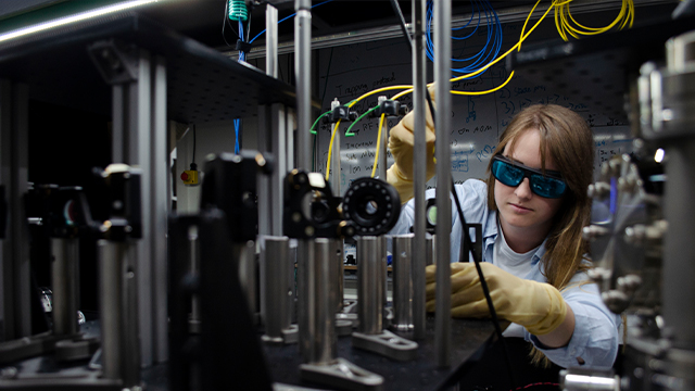 Quantum computer lab