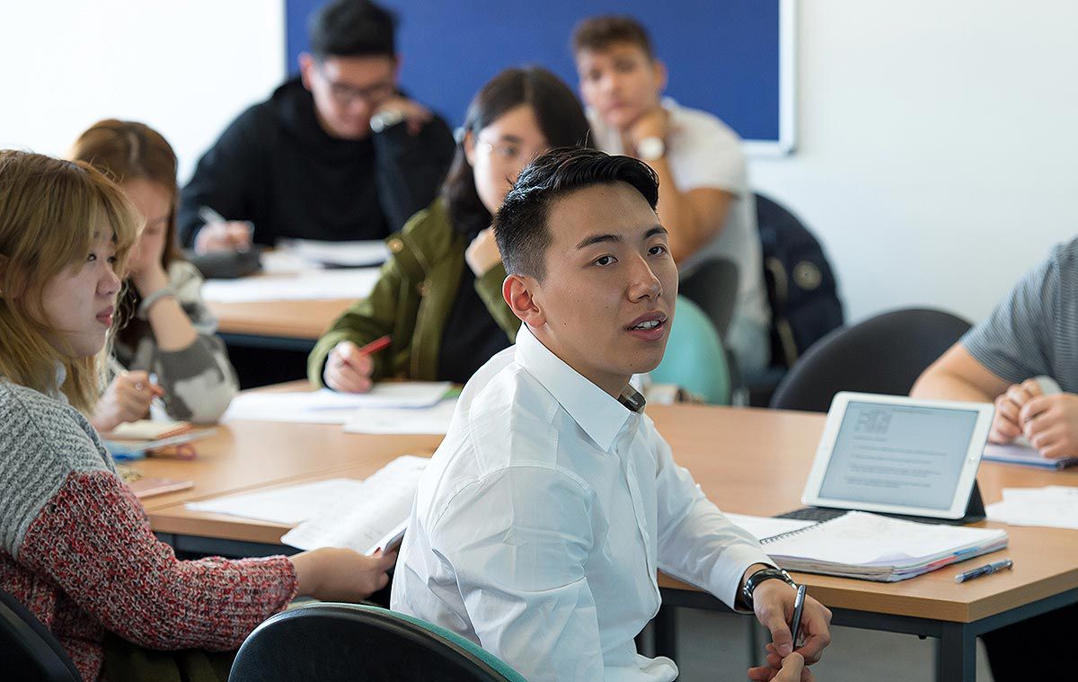 Students in a seminar