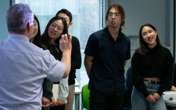 Students in a seminar