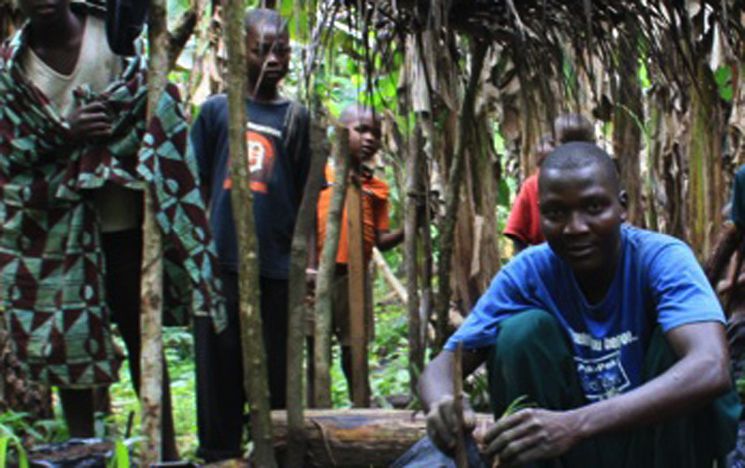 Farmer in Liberia