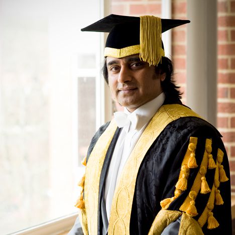 Sanjeev Bhaskar OBE is photographed in his inaugural year as Chancellor.