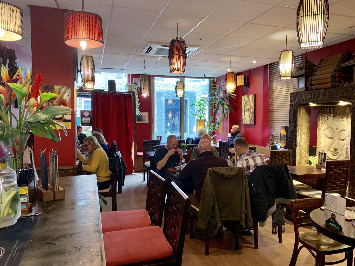 Interior of Sabai Thai restaurant