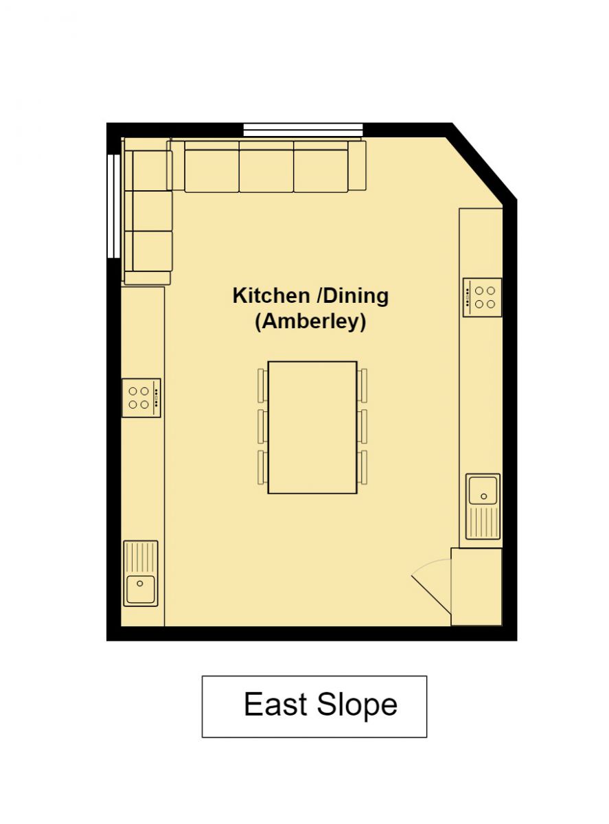 East Slope Amberley kitchen floorplan