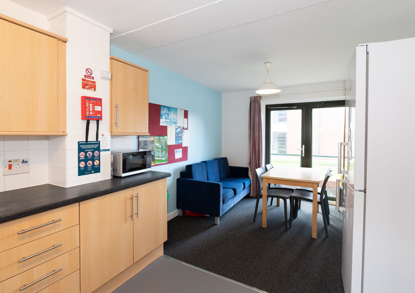 Brighthelm accommodation kitchen diner area