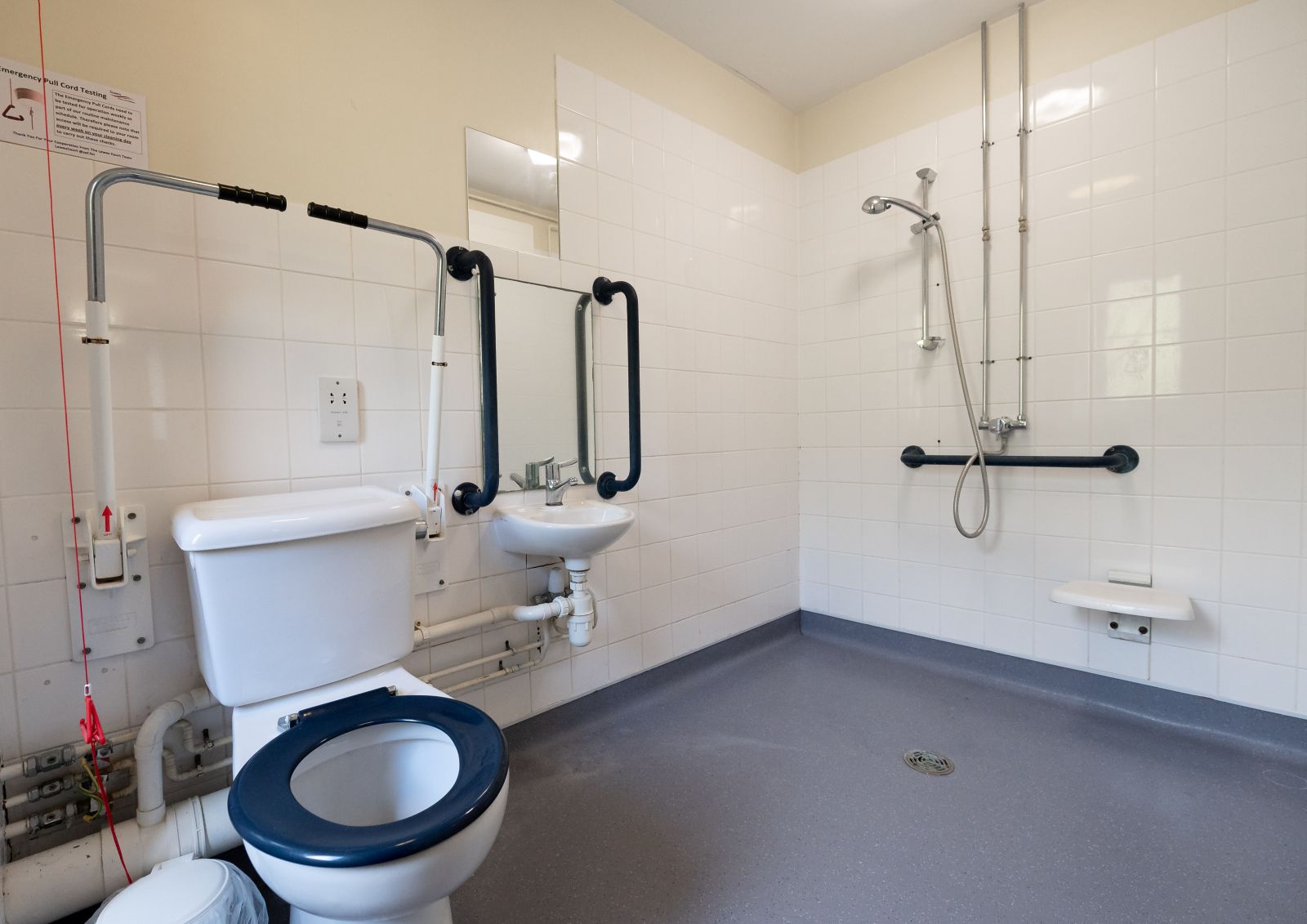Lewes Court accessible bathroom