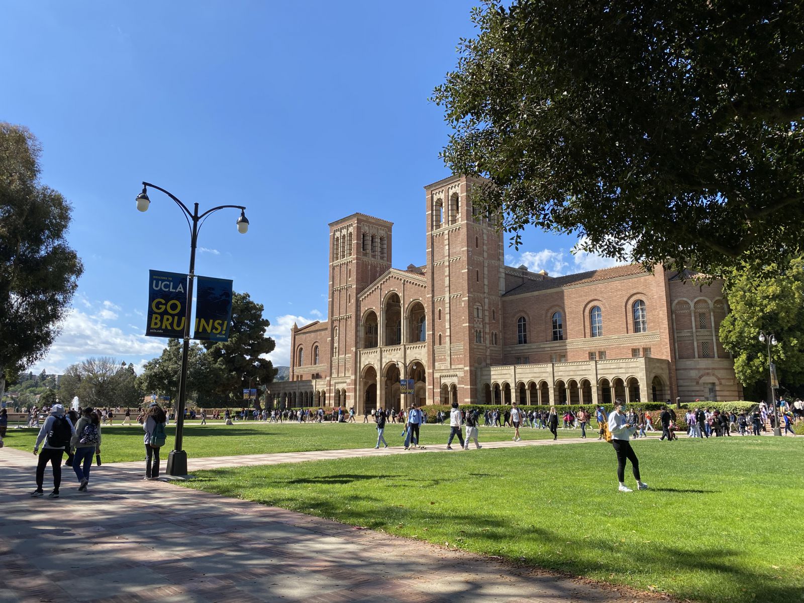 Exterior shot of UCLA