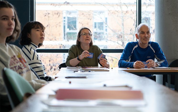 Students learning Mandarin in class