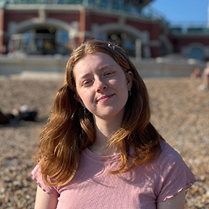 Image of Alicia White on Brighton beach