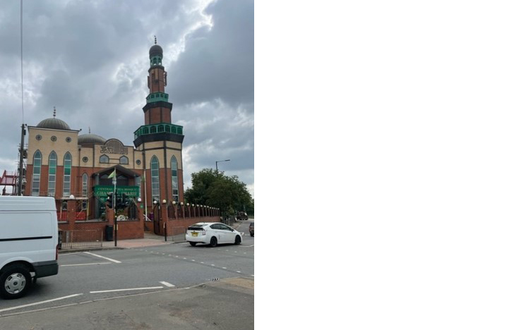 Central Jamia Mosque Ghamkol Sharif, Birmingham. Purpose Built Sufi Mosque  .