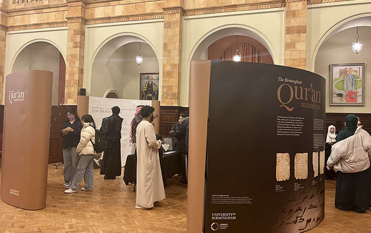 An Art Exhibition of Islamic Arts held before the Community Iftar at the University of Birmingham.