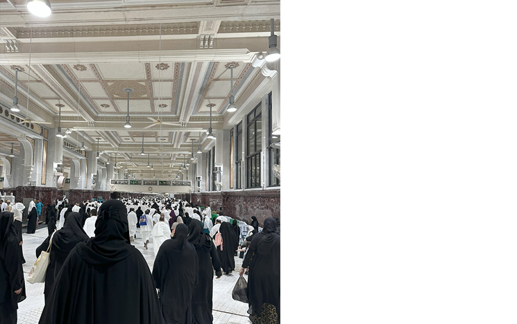 Al Sai between Al Safa and Al Marwa, Al Haram Al Sharif Mecca.