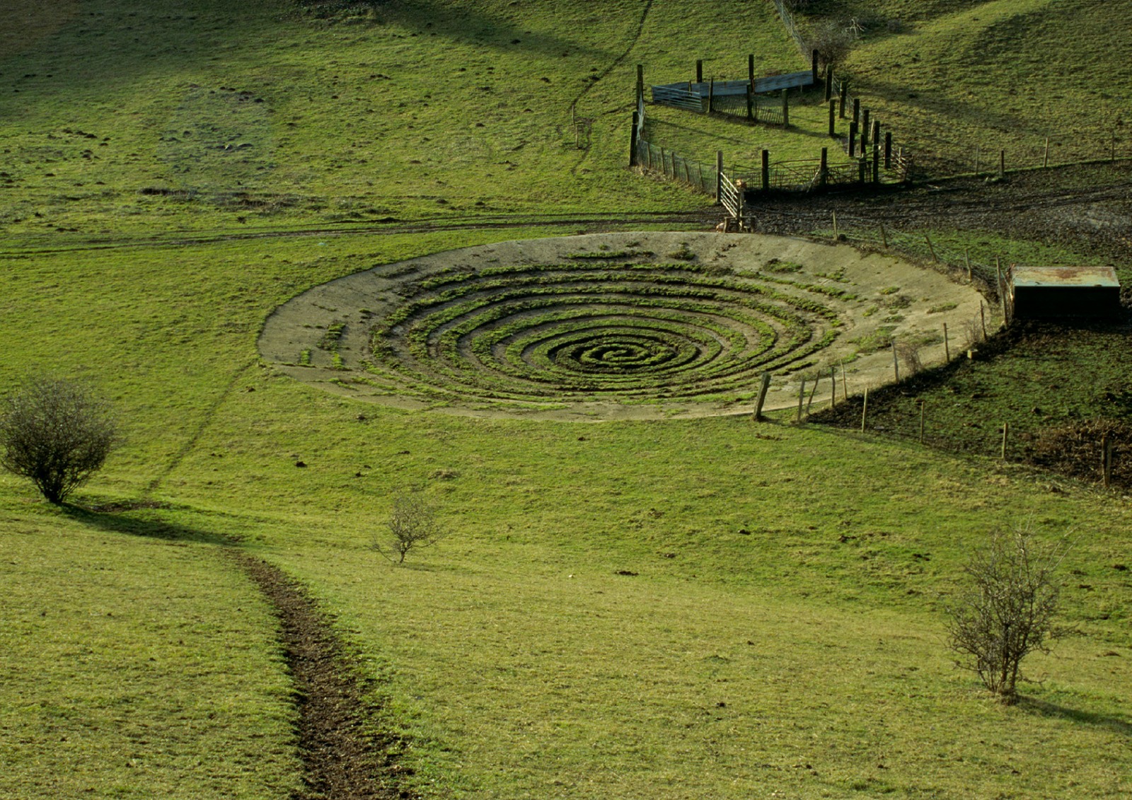 Example of tumulus in a green area