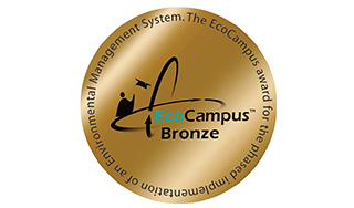 Eco Campus bronze award for the phased implementation of an Environmental Management System.
