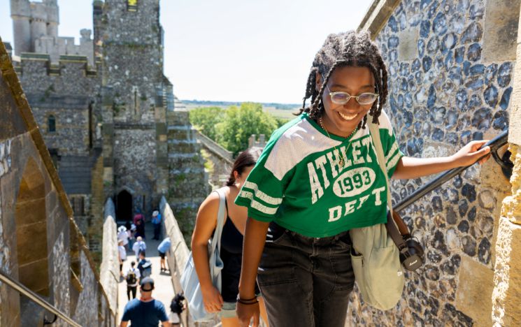 Summer School students explore Arundel Castle