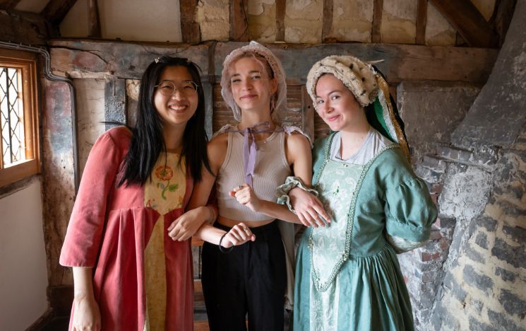 Summer School students dress up in historical costumes in Lewes