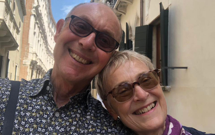 A recent selfie of Joanne and Gareth.