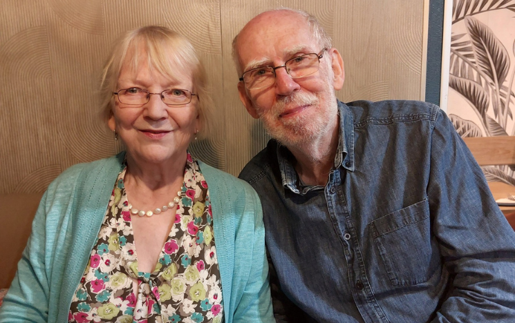 An image of Elizabeth and Rob.