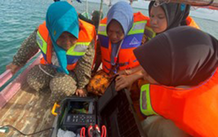 Action learning in oceanographic survey