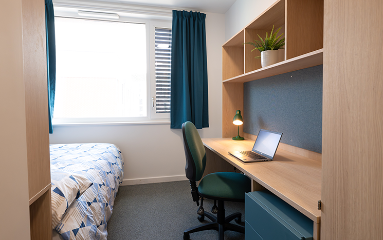 An ensuite bedroom in West Slope accommodation