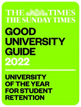 University of the Year for Student Retention 2022 logo