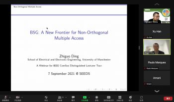 Prof. Zhiguo Ding discussing B5G: A New Frontier for NOMA